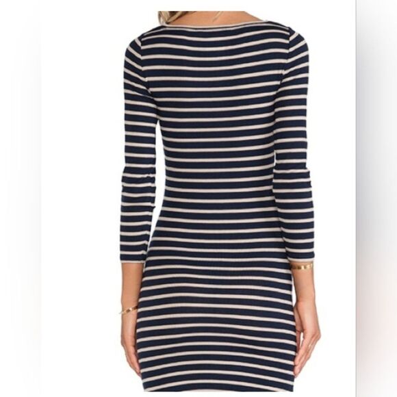 BCBG Max Azria Striped Figure Hugging Dress - Picture 4 of 8